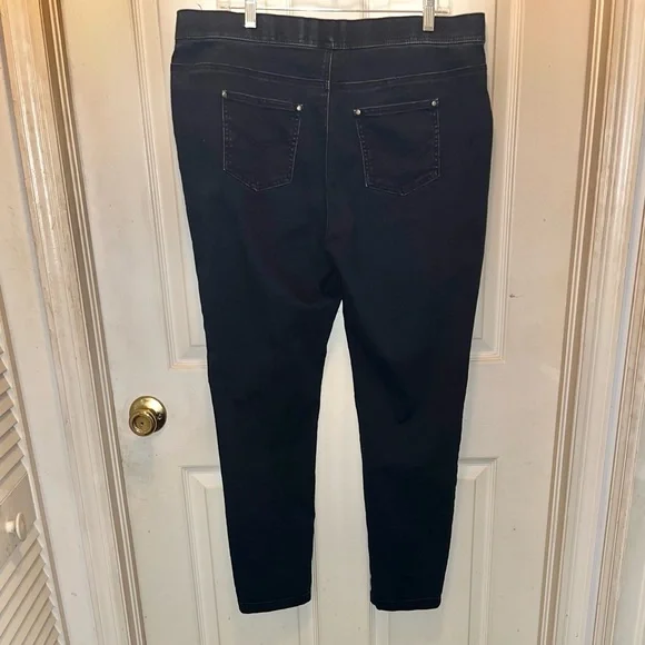 PER SE Women’s Pull On Denim Jeans. Sz XL. Waist 38. Inseam 30. - Picture 2 of 4